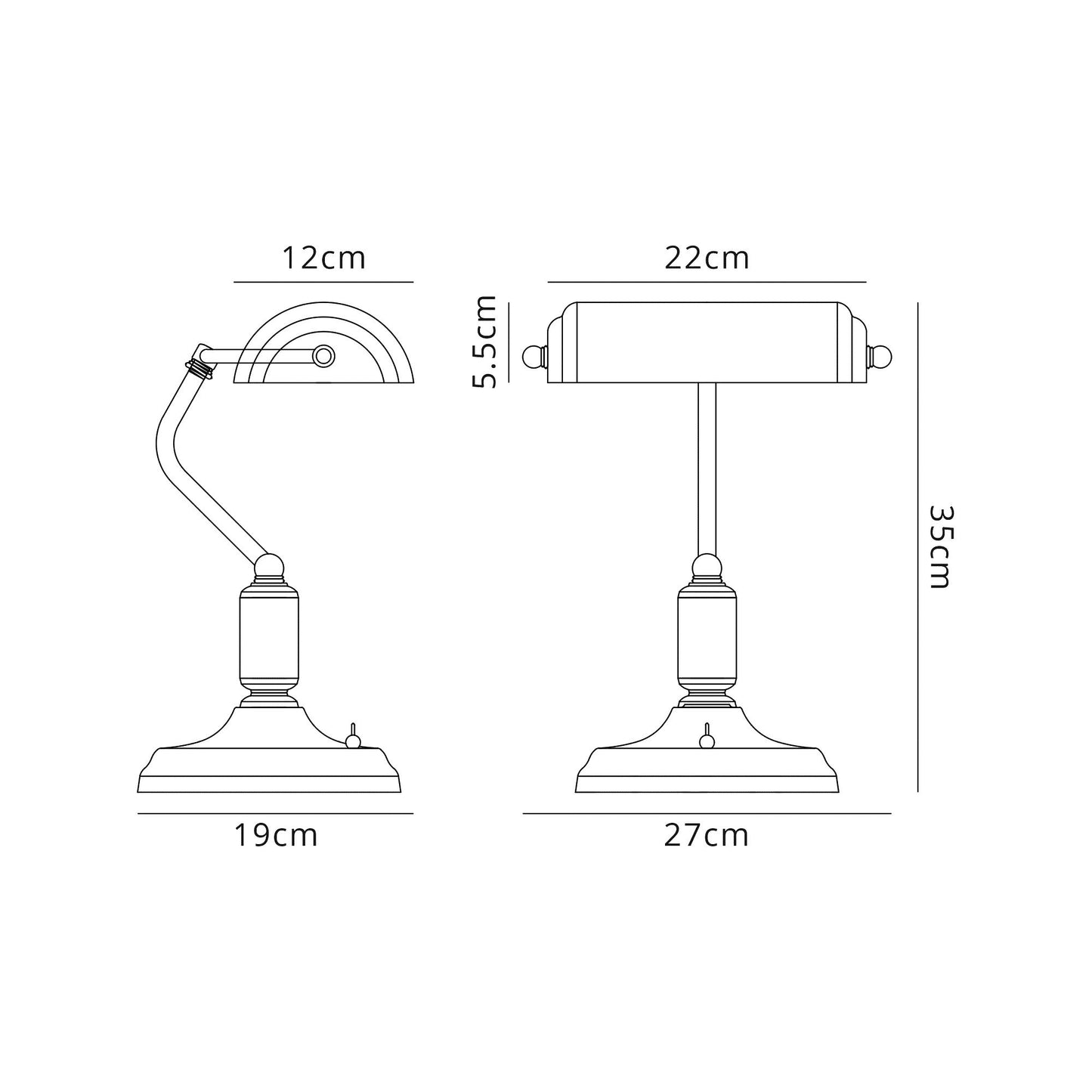 Banker Table Lamp