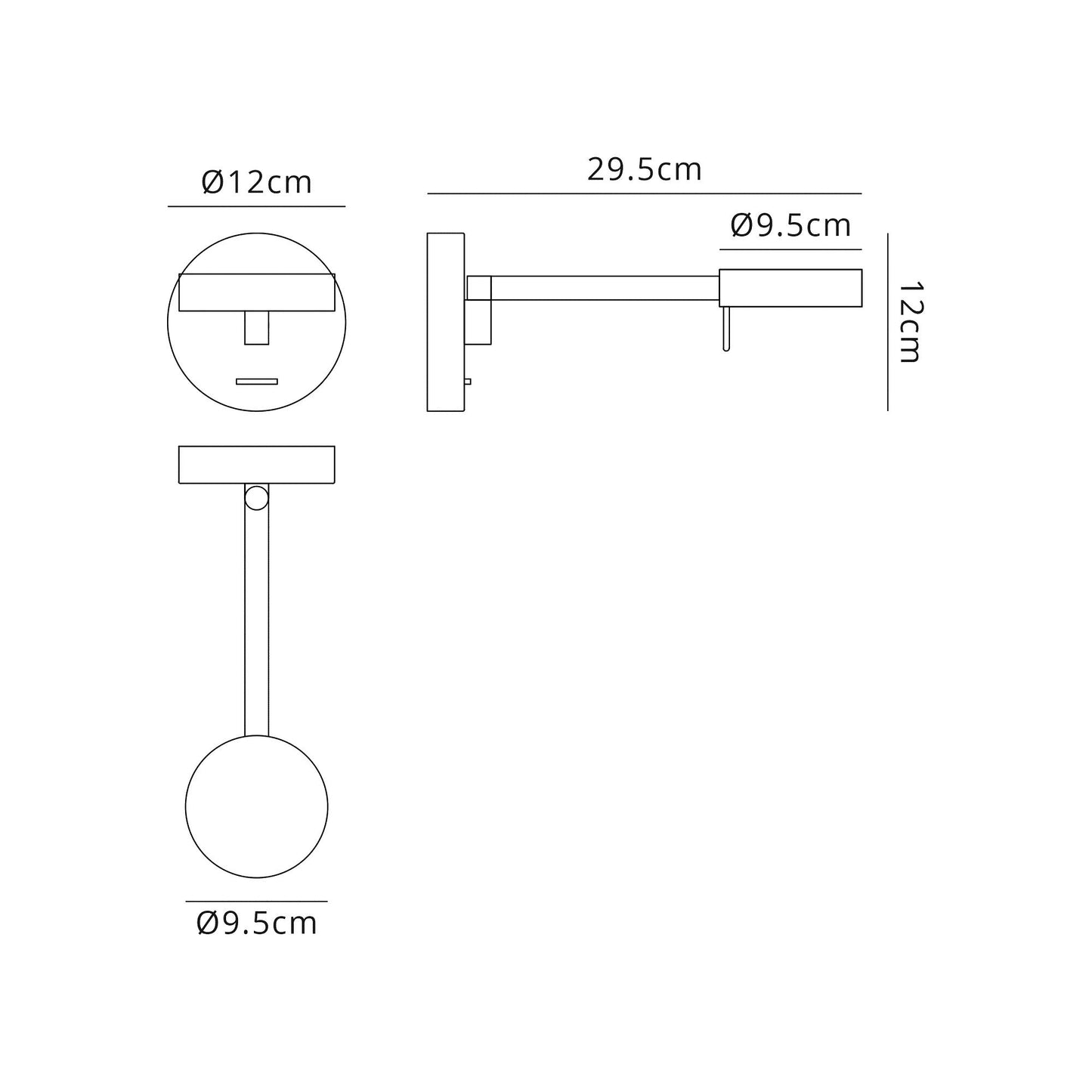 Word Adjustable Wall Light