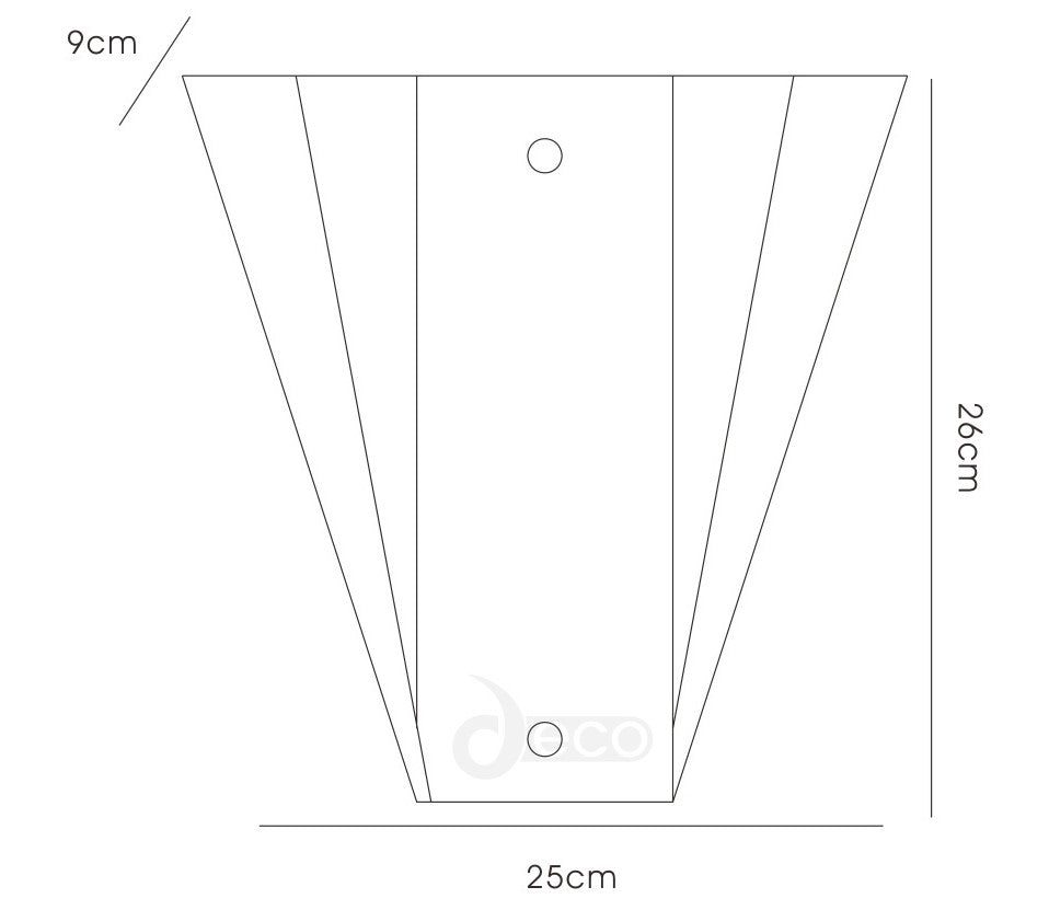 Art Deco Atlantis Wall Light