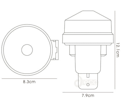 Outdoor Wall Mounted Photocell Kit IP65 5-45Lux 10A