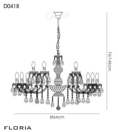 Floria Acrylic Chandelier