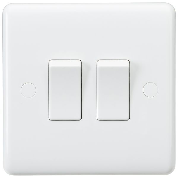 Knightsbridge White Plastic Light Switches