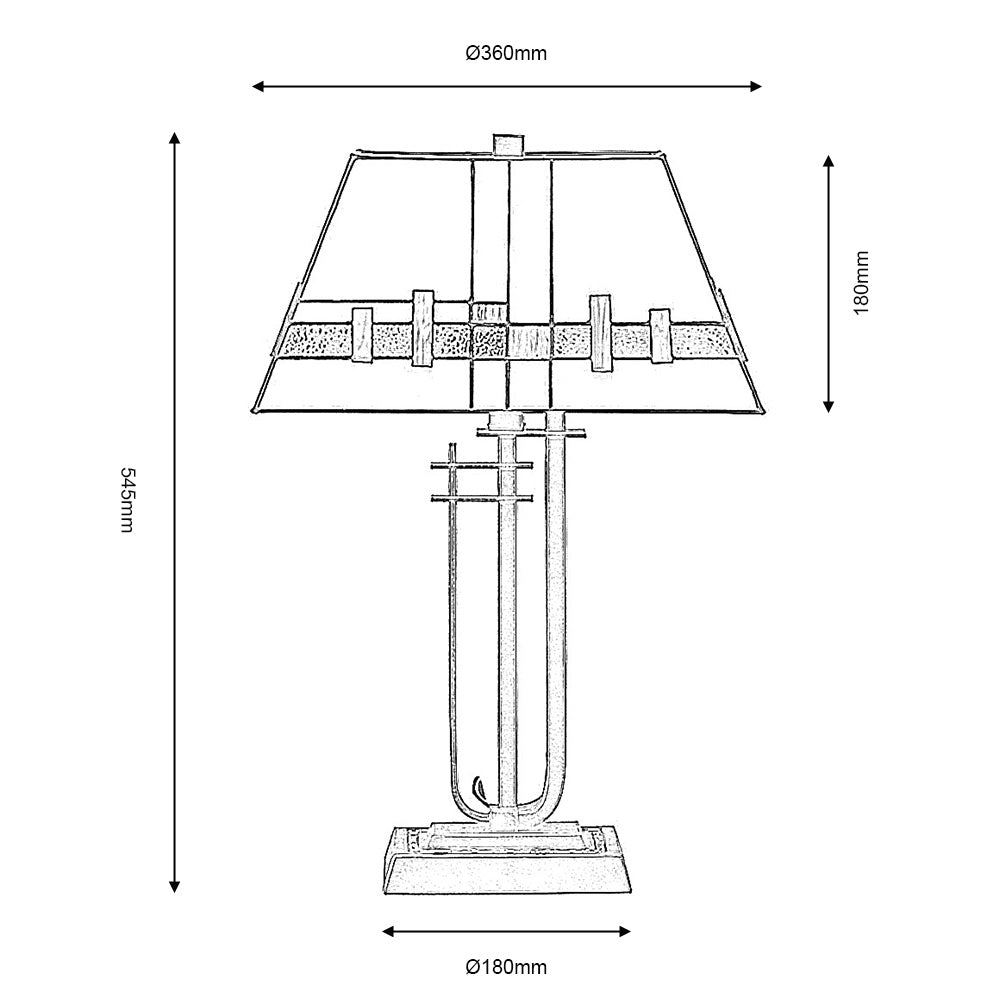 Mardian Tiffany Table Lamp