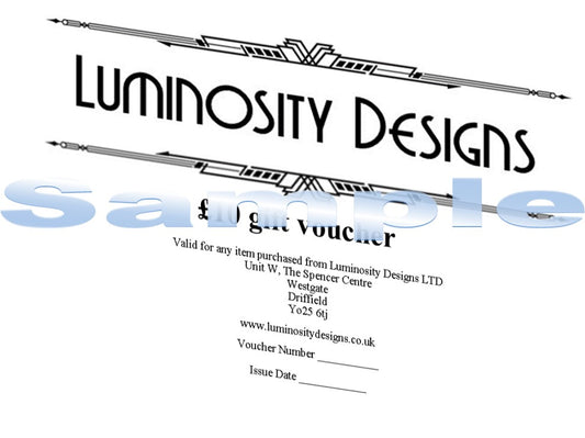 Luminosity Designs Ltd Gift Vouchers