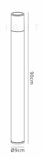 Boardwalk Post Light  - Bollard - Anthracite