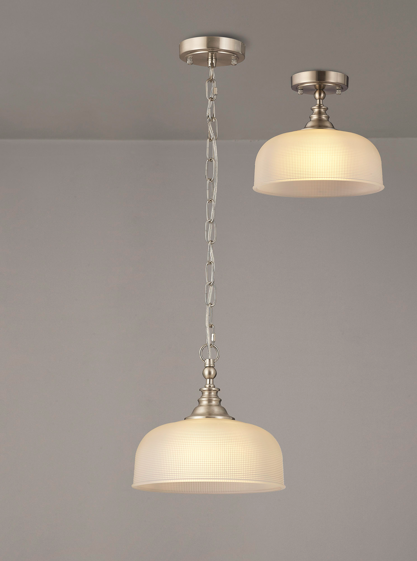 Sledmere Single Pendant Light (Converts to Semi Flush)