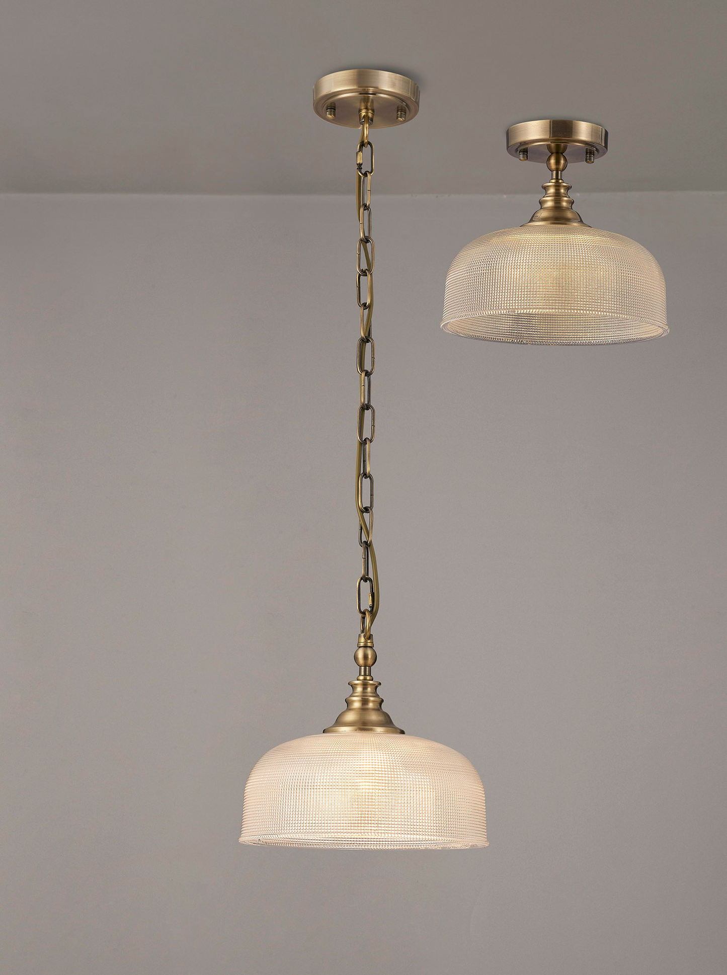 Sledmere Single Pendant Light (Converts to Semi Flush)