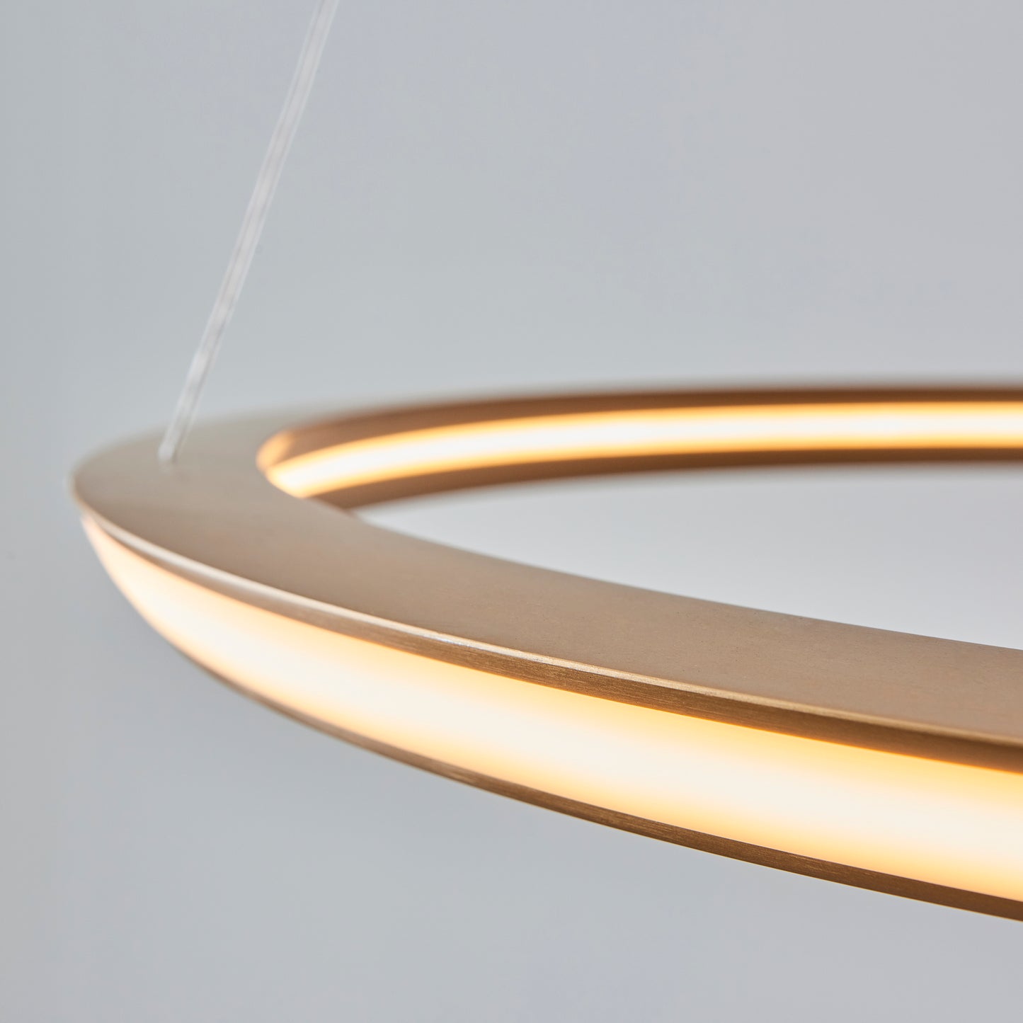 Serene Gold Hoop Pendant Light