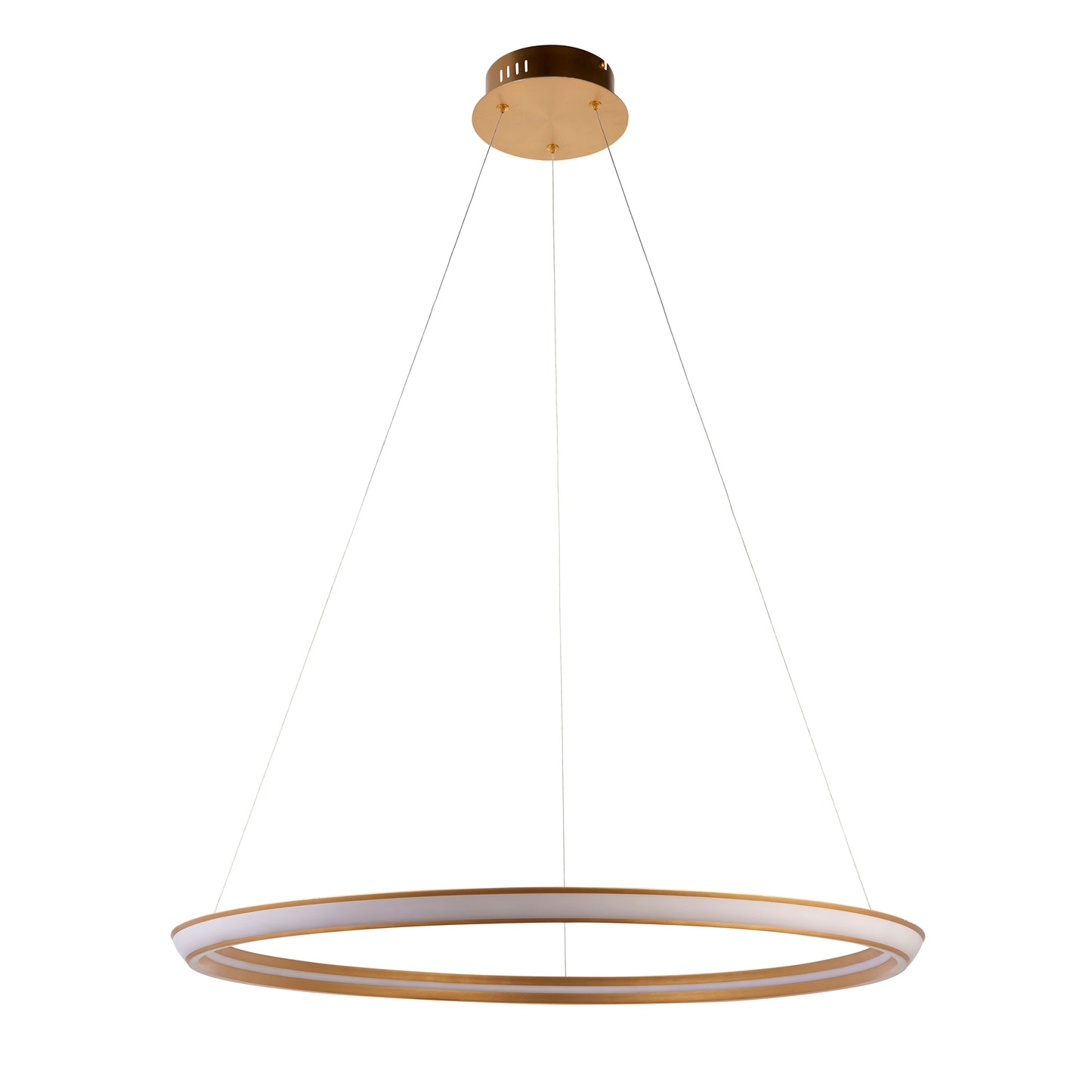 Serene Gold Hoop Pendant Light