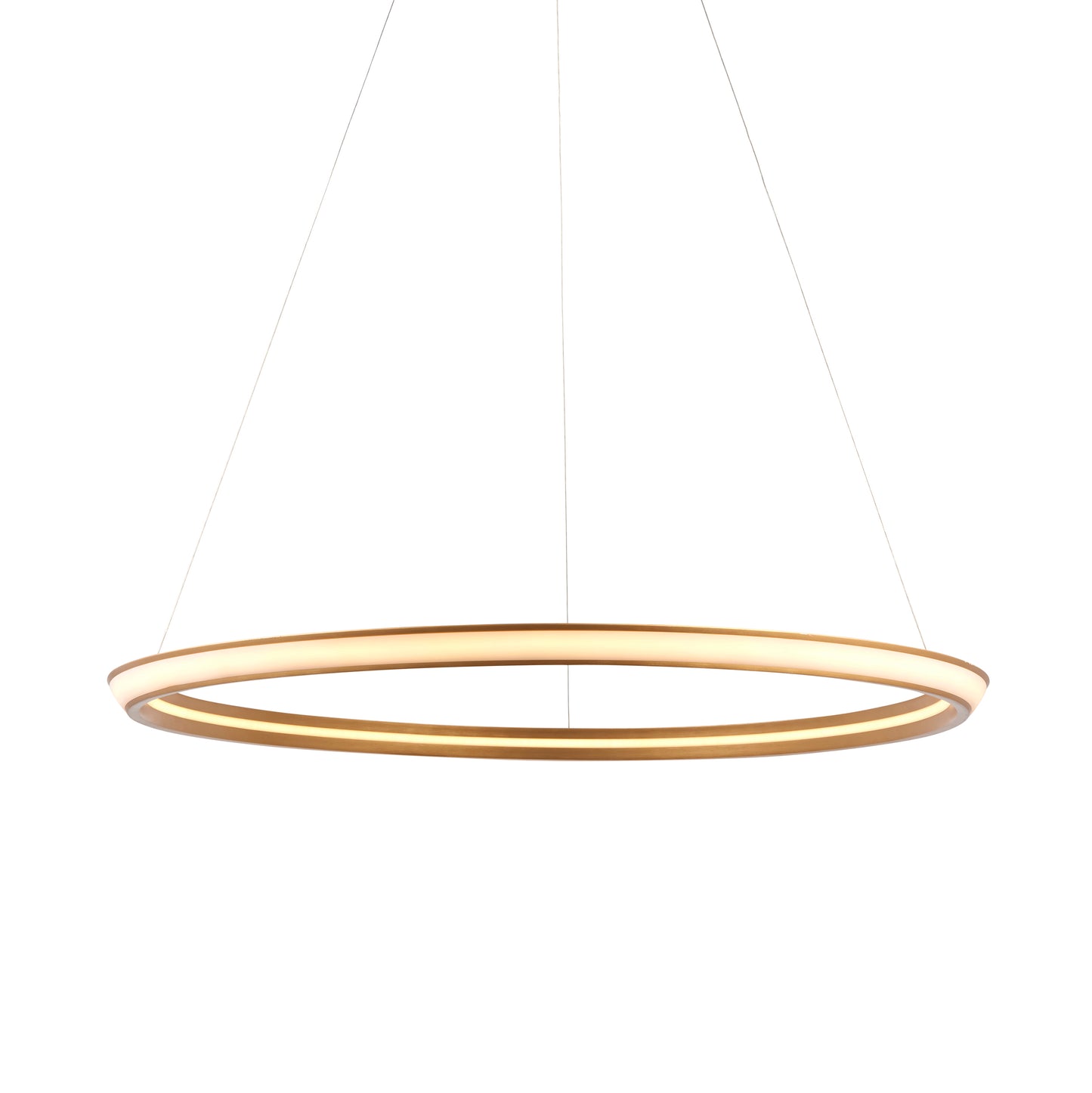 Serene Gold Hoop Pendant Light