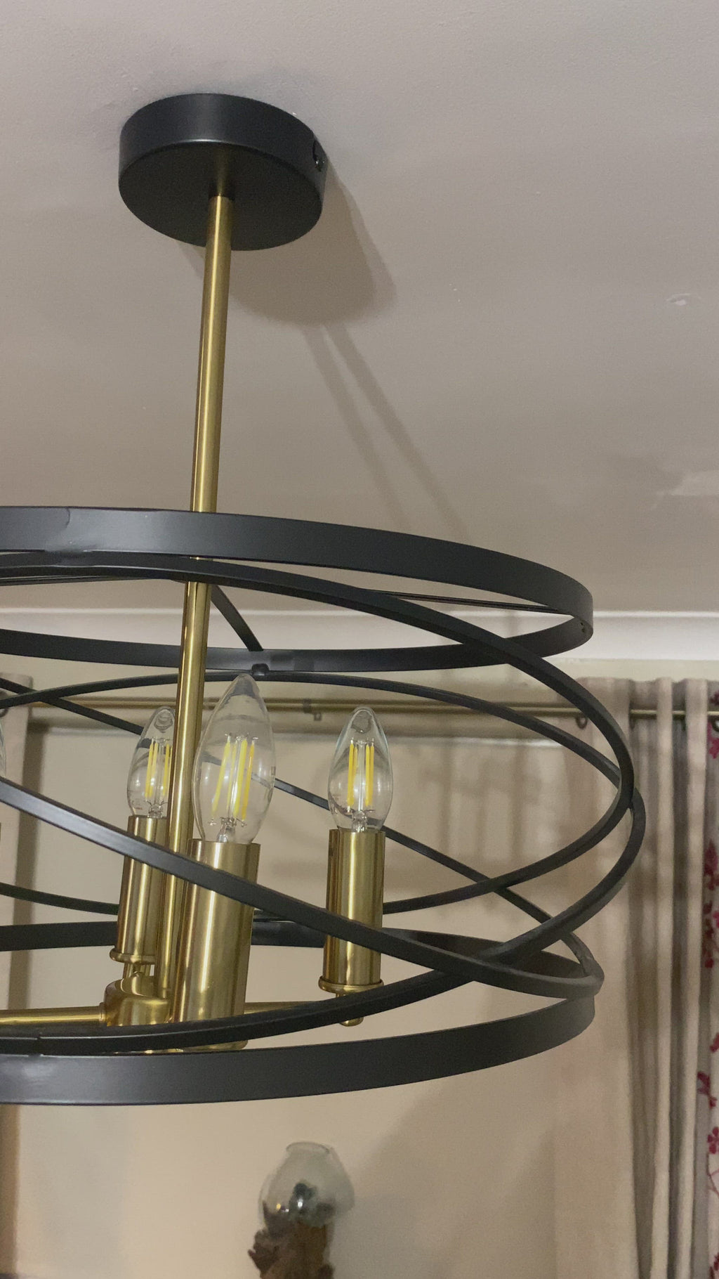 Tornado Candleabra Style Pendant