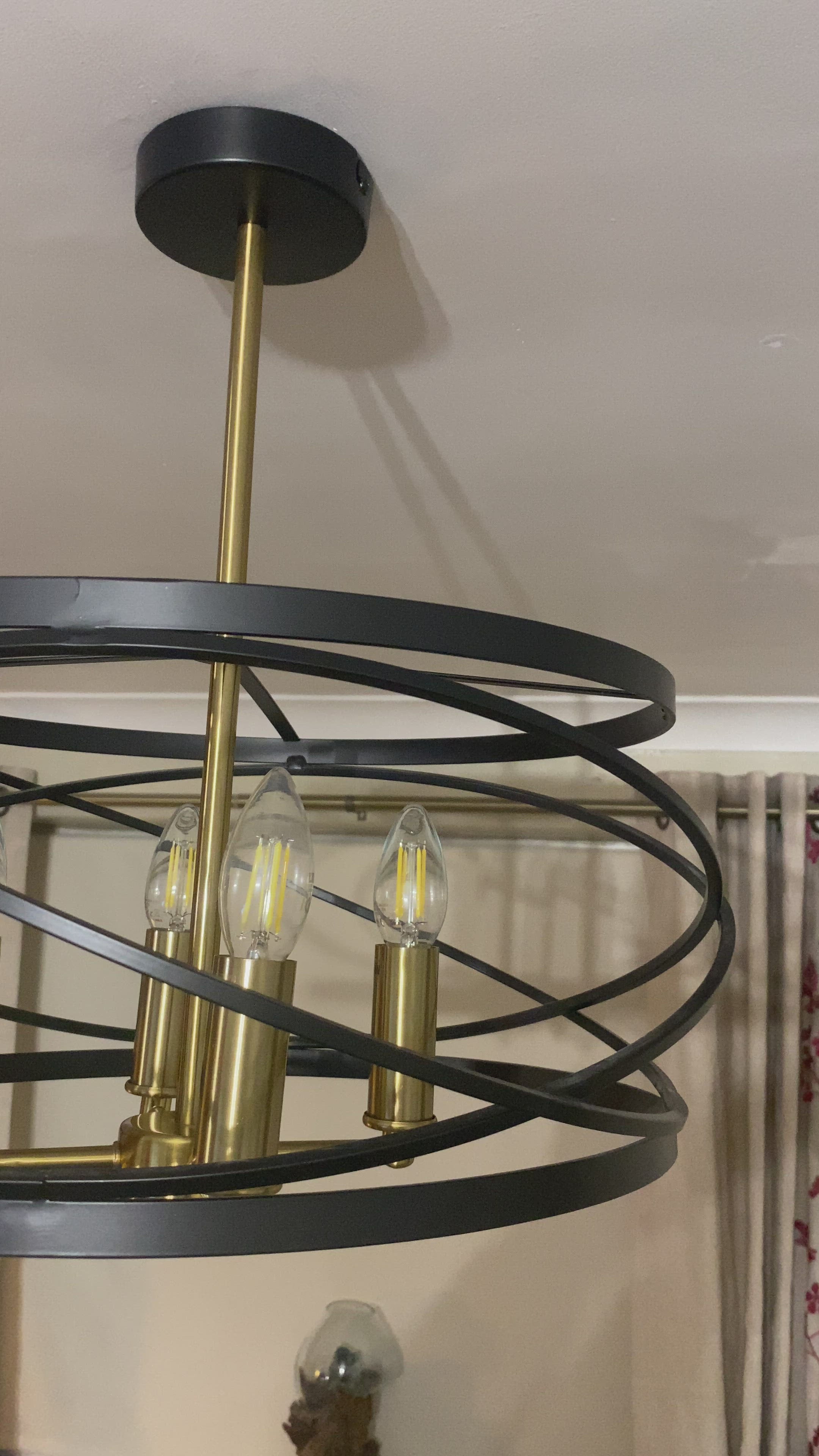 Tornado Candleabra Style Pendant