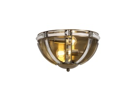 Elsa Crystal Half Round Wall Light