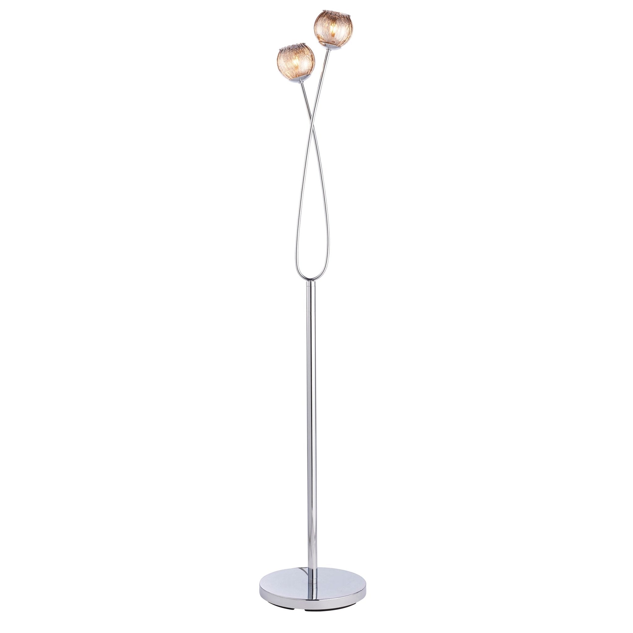 Endon - Aerith Smoke Wire Floor Lamp - Luminosity Designs Ltd