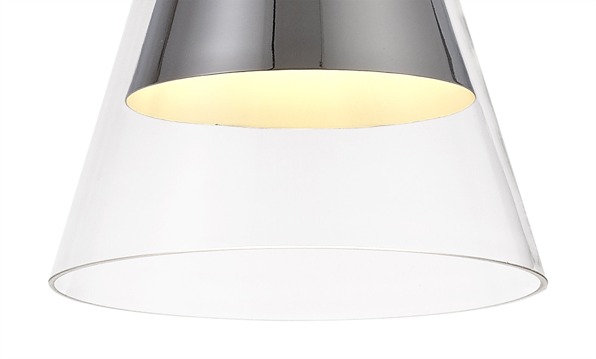 Parker Metal and Glass Pendant