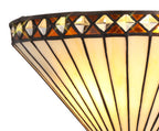 Luminosity Designs - Alfred Tiffany Chandelier Style Uplighter - Luminosity Designs Ltd