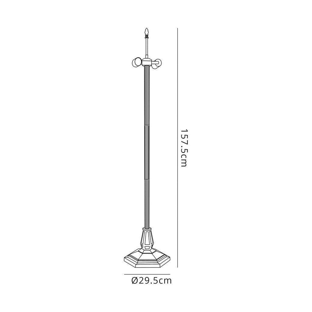 Luminosity Designs - Alfred Tiffany Floor Lamp - Luminosity Designs Ltd