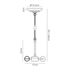 Luminosity Designs - Alfred Tiffany Pendant - Luminosity Designs Ltd