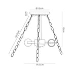 Luminosity Designs - Alfred Tiffany Semi Flush - Luminosity Designs Ltd