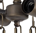 Luminosity Designs - Alfred Tiffany Semi Flush - Luminosity Designs Ltd