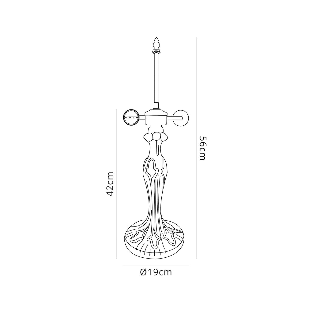Luminosity Designs - Alfred Tiffany Style Table Lamp - Luminosity Designs Ltd