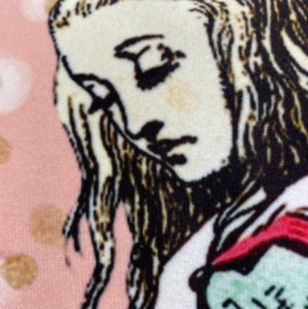 Luminosity Designs - Alice in Wonderland Pink Artist Style Couch Cushion - Luminosity Designs Ltd
