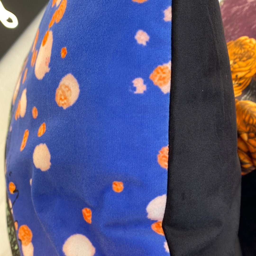 Luminosity Designs - Alice in Wonderland White Rabbit Blue Artist Style Couch Cushion - Luminosity Designs Ltd