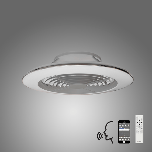 mantra - Alisio XL LED Dimmable Ceiling Light With Built - In Fan - Remote Control, APP & Alexa/Google Voice Control