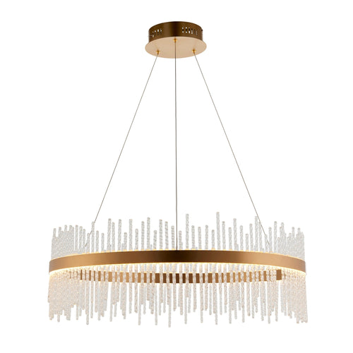 Luminosity Designs - Amanda Glass and Gold Pendant - Luminosity Designs Ltd