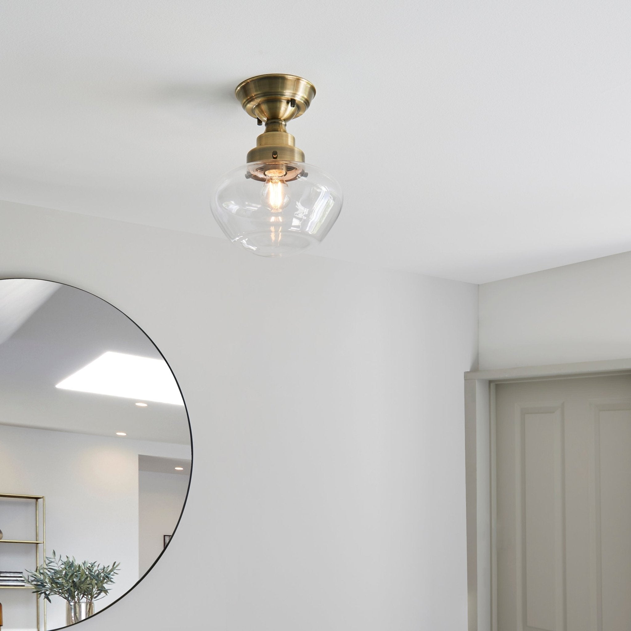 Luminosity Designs - Americana Vintage Style Semi Flush - Luminosity Designs Ltd