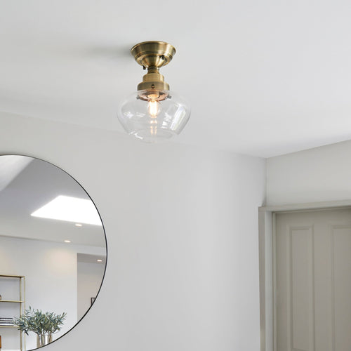 Luminosity Designs - Americana Vintage Style Semi Flush - Luminosity Designs Ltd