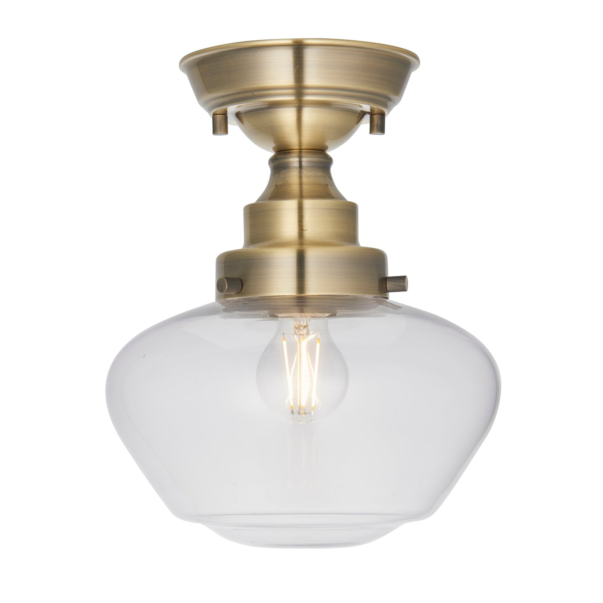 Luminosity Designs - Americana Vintage Style Semi Flush - Luminosity Designs Ltd