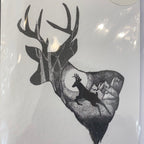 DP Art - Animal Silhouette Cards by DP Art - 4 Designs - Luminosity Designs Ltd