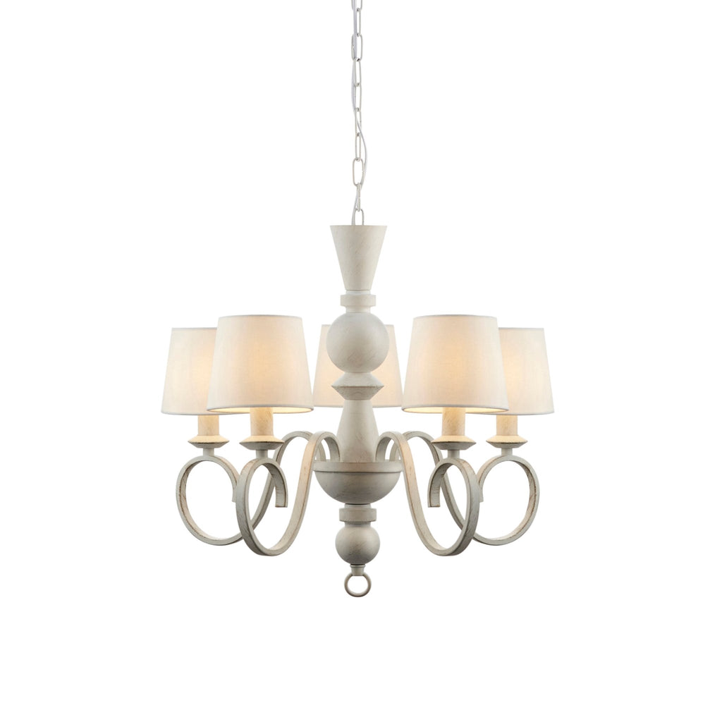Luminosity Designs Ltd - Anne 5 Light Chandelier Pendant - Luminosity Designs Ltd