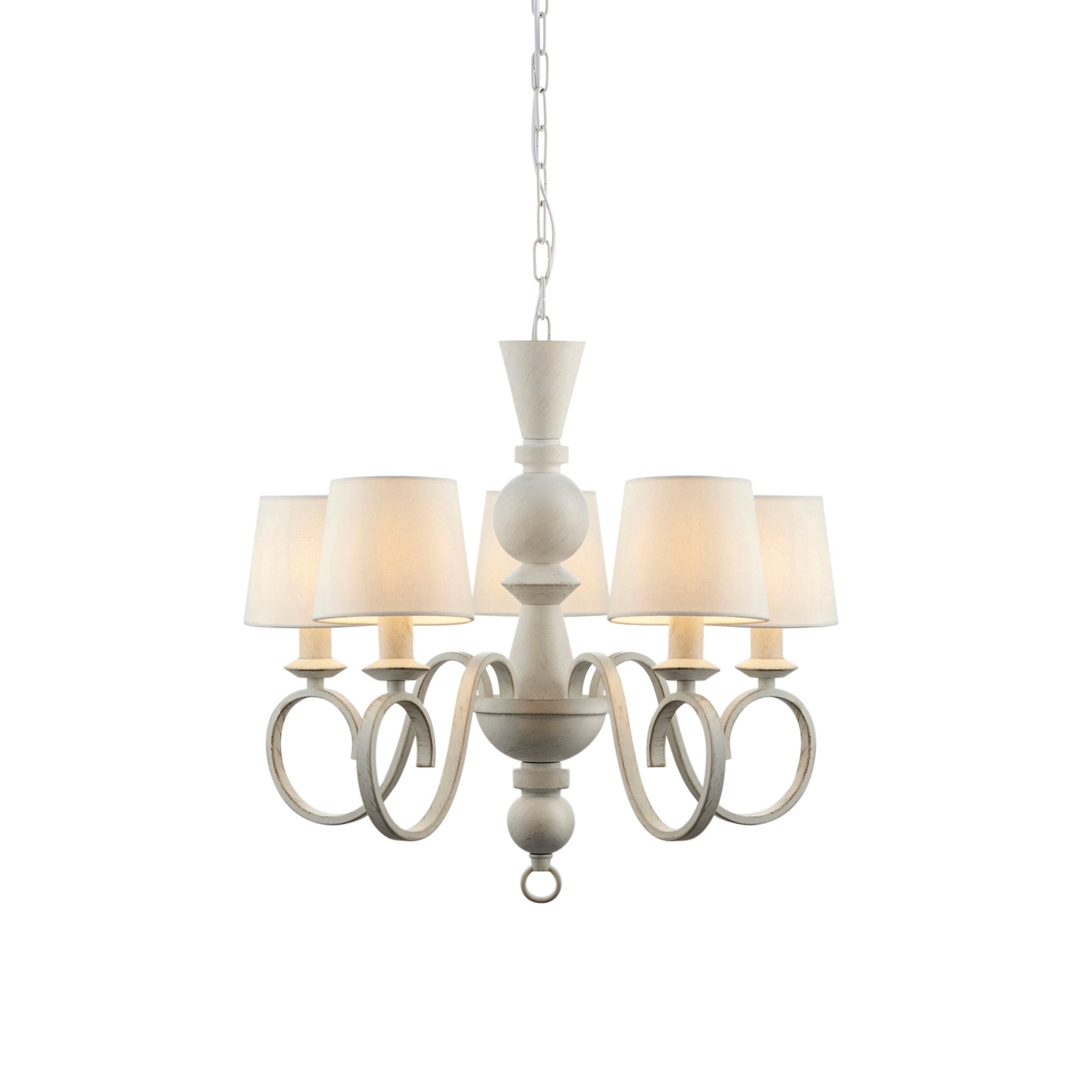 Luminosity Designs Ltd - Anne 5 Light Chandelier Pendant - Luminosity Designs Ltd