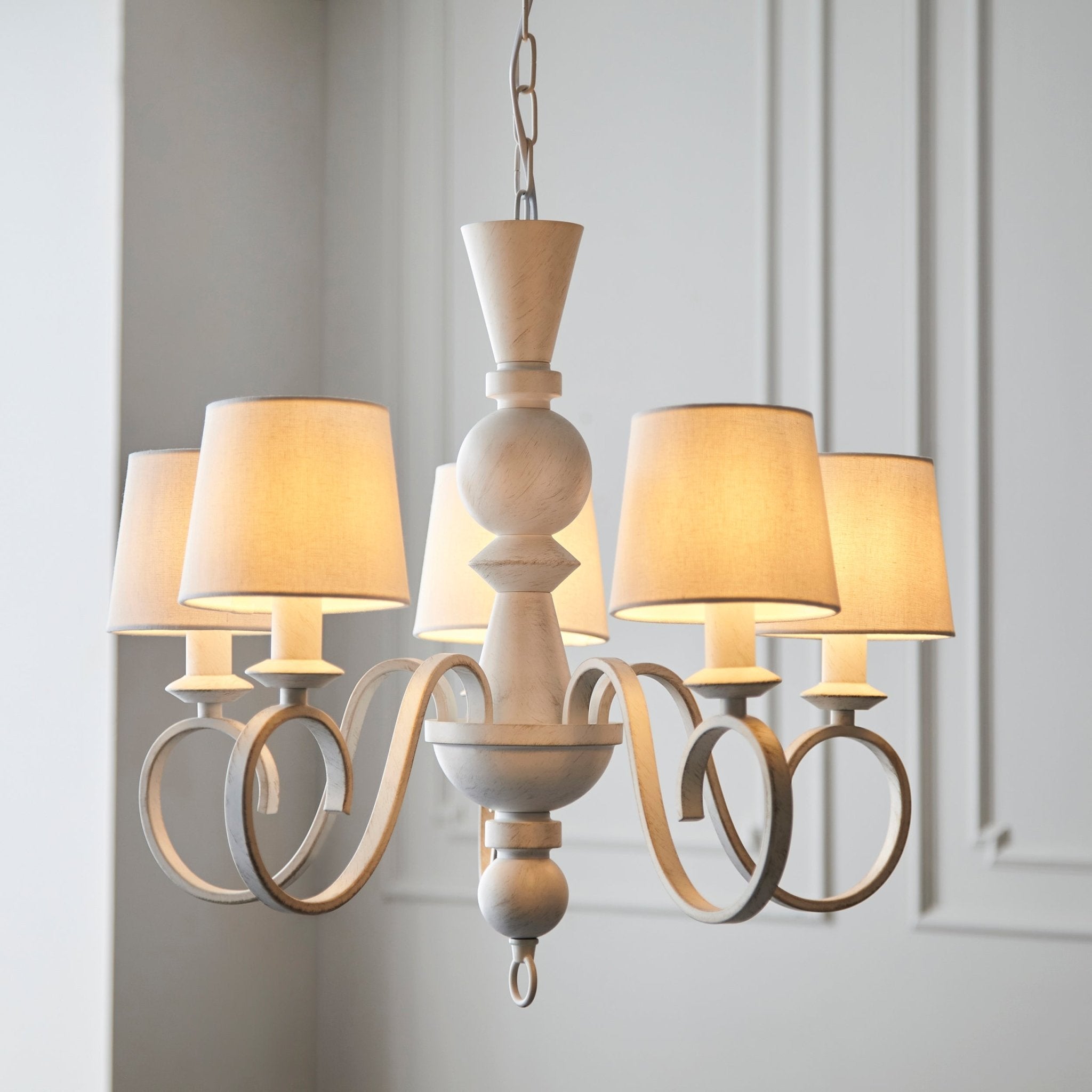Luminosity Designs Ltd - Anne 5 Light Chandelier Pendant - Luminosity Designs Ltd
