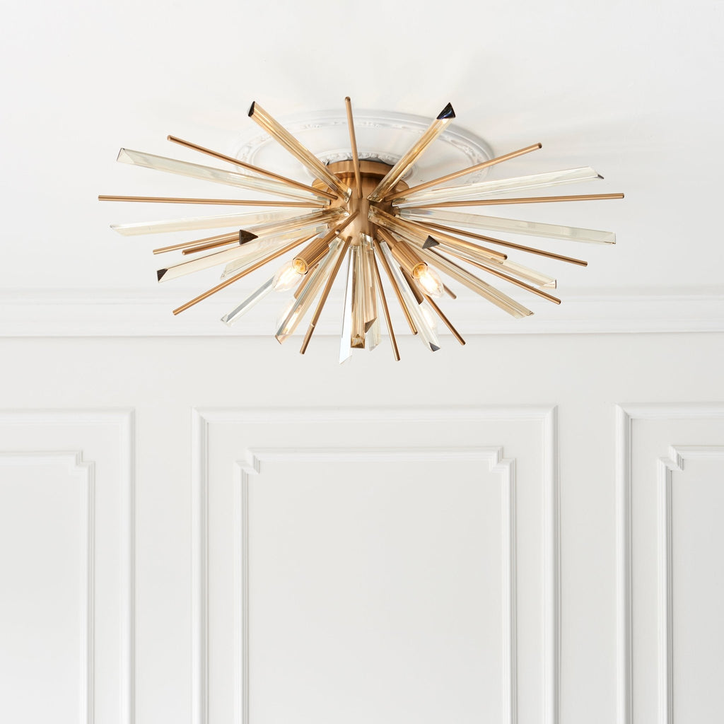 Luminosity Designs - Apollo Semi Flush Light - Luminosity Designs Ltd