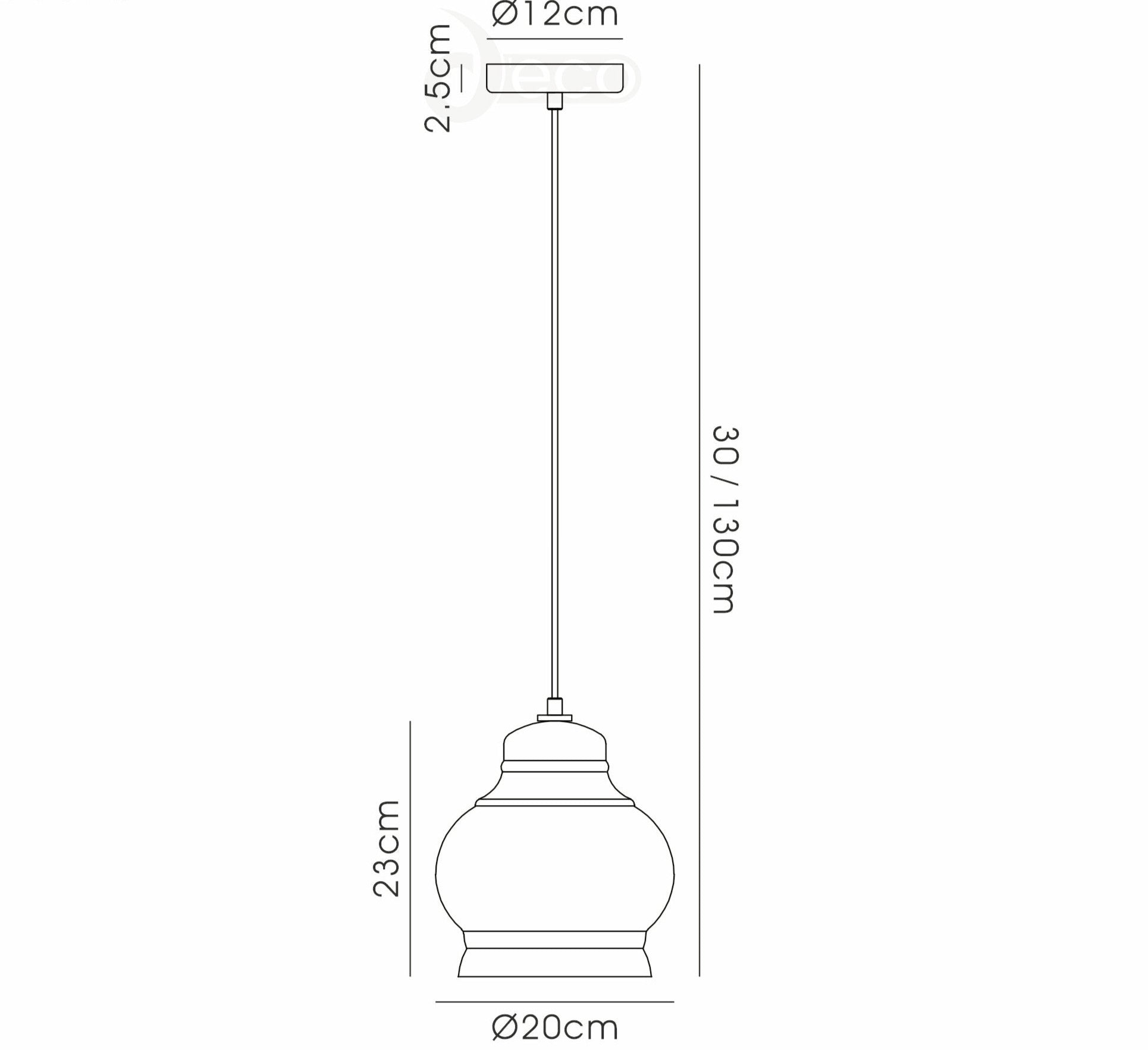 inspired - Ariel Large Bell Pendant - Luminosity Designs Ltd