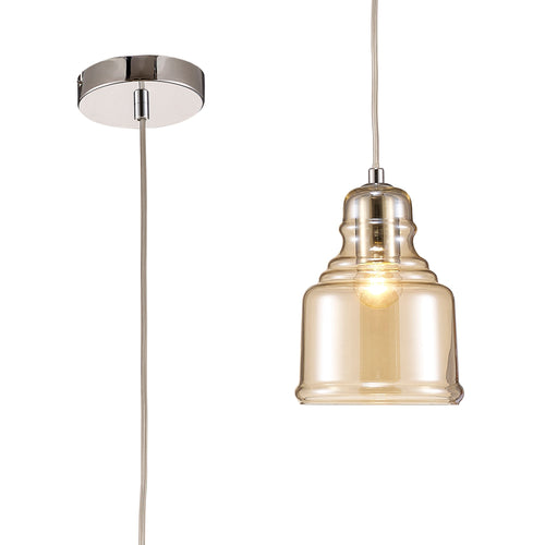 inspired - Ariel Small Glass Pendant - Luminosity Designs Ltd