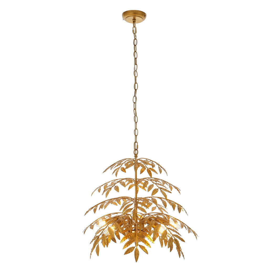 Luminosity Designs - Ash Golden Leaf Ceiling Pendant - Luminosity Designs Ltd