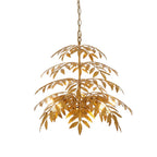 Luminosity Designs - Ash Golden Leaf Ceiling Pendant - Luminosity Designs Ltd