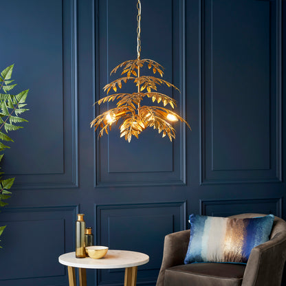 Ash Golden Leaf Ceiling Pendant