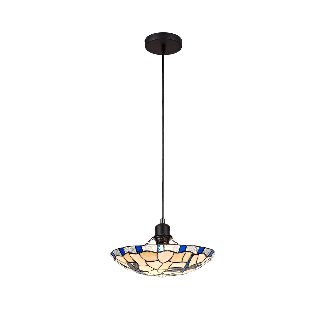 Luminosity Designs - Athens Tiffany Dragonfly Uplighter Pendant - Luminosity Designs Ltd