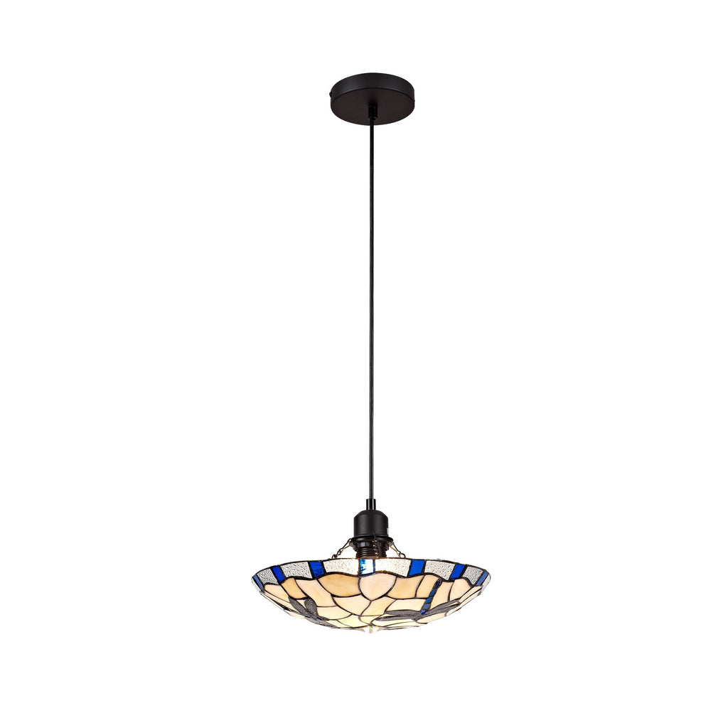 Luminosity Designs - Athens Tiffany Dragonfly Uplighter Pendant - Luminosity Designs Ltd