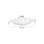 Luminosity Designs - Athens Tiffany Dragonfly Uplighter Shade - Luminosity Designs Ltd