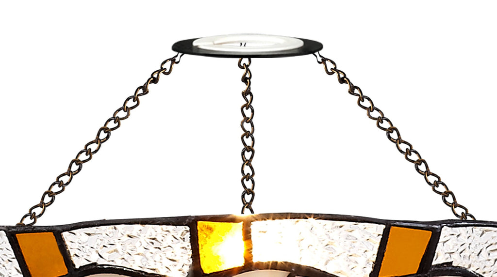 Luminosity Designs - Athens Tiffany Dragonfly Uplighter Shade - Luminosity Designs Ltd