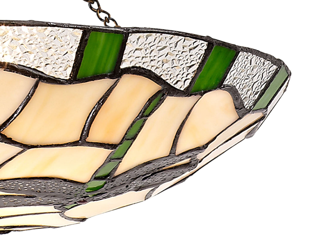 Luminosity Designs - Athens Tiffany Dragonfly Uplighter Shade - Luminosity Designs Ltd