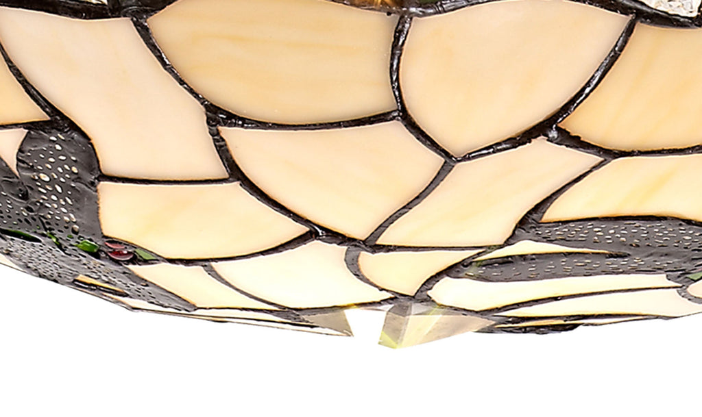 Luminosity Designs - Athens Tiffany Dragonfly Uplighter Shade - Luminosity Designs Ltd