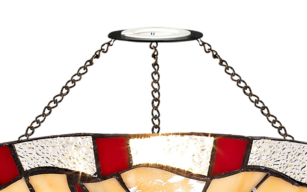 Luminosity Designs - Athens Tiffany Dragonfly Uplighter Shade - Luminosity Designs Ltd