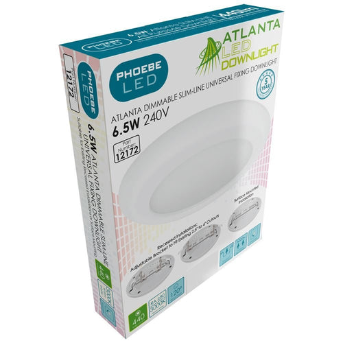 Crompton - Atlanta Universal Slimline Mini Bulkhead / Spot - Luminosity Designs Ltd